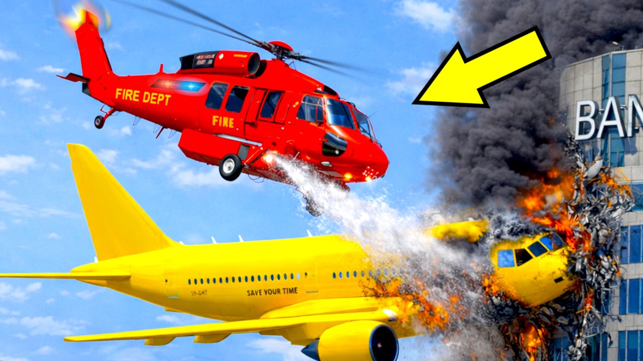 Helicopter Moments Compilation: 6 Cinematic Helicopter Scenes In GTA 5 (#1)