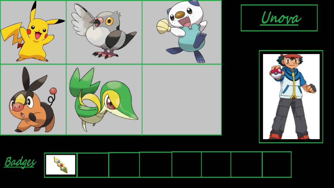 Ash's pokemon! (gen 1 - gen 6)
