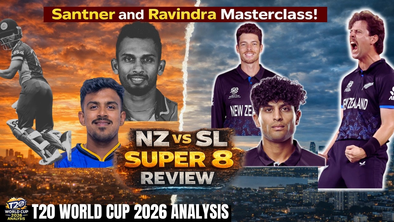 Santner and Rachin saved NZ!| NZ vs SL super 8 review| #t20worldcup2026 #cricket #cricketdebate