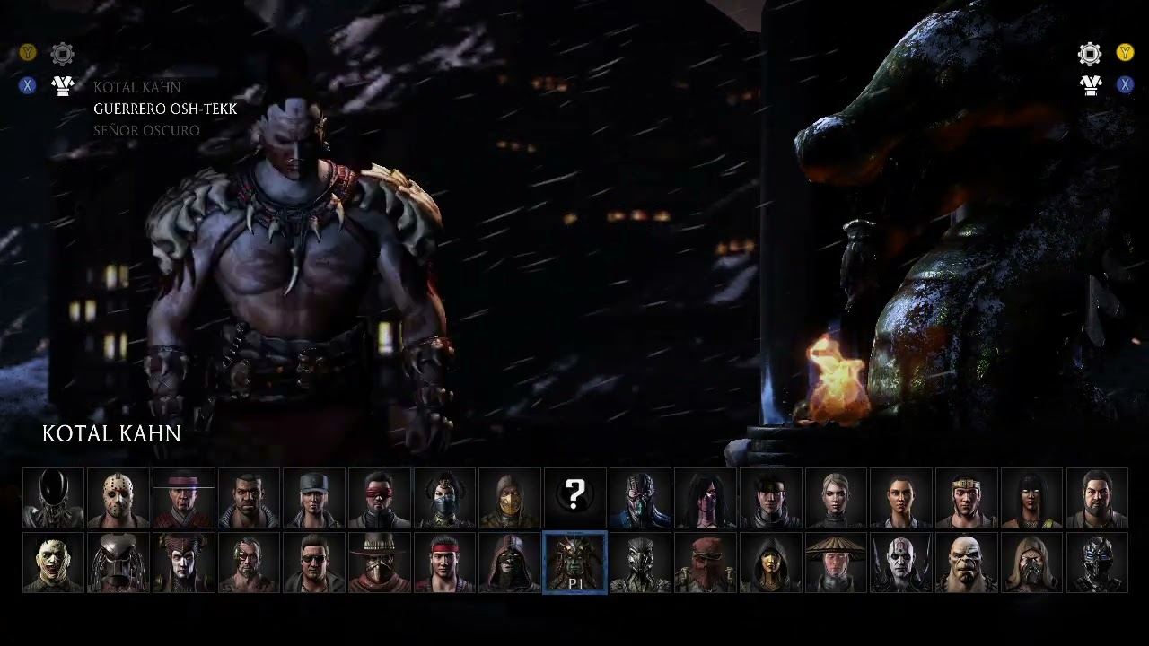 MOSTRANDO TODOS LOS TRAJES DE MK XL Y LAS SKINS