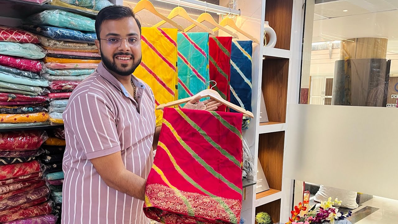 🔥 जयपुरी लहरिया की शानदार डिजाइंस | Latest Jaipuri Saree Designs 2024