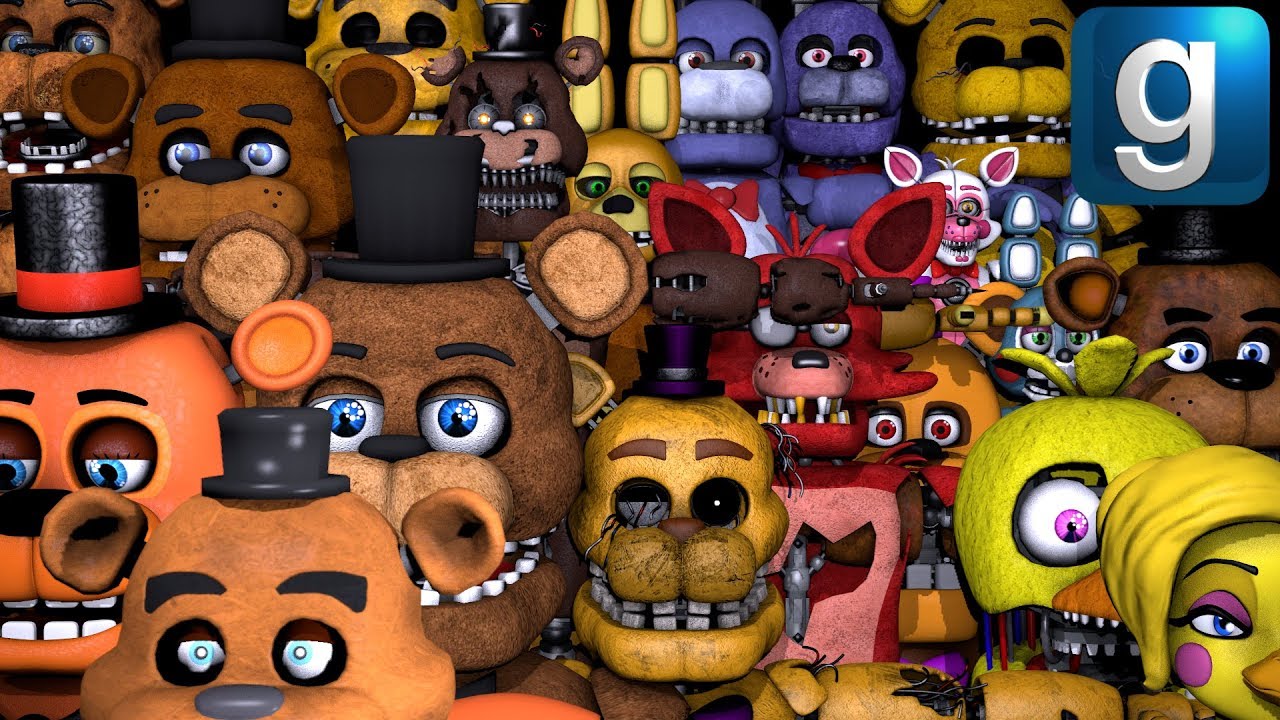 Gmod FNAF | Создаю как можно больше рэгдоллов