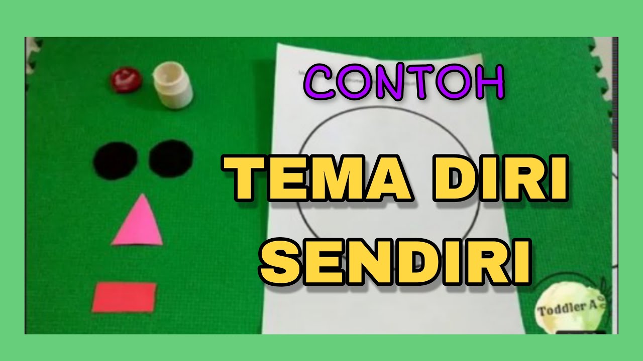 #idemainankreatif CONTOH tema diri sendiri / TUBUHKU | ide guru kreatif
