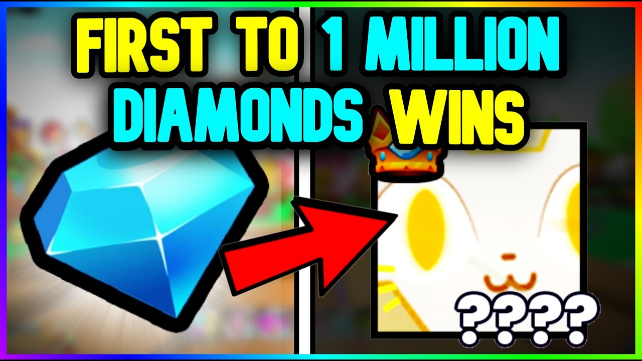 We Raced to 1,000,000 Diamonds... Winner Gets a TITANIC! IN PET SIMUALTOR 99 (ROBLOX)