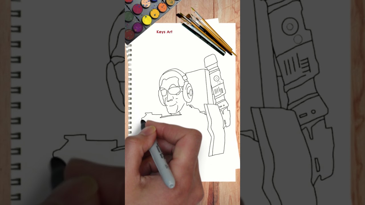 How to Draw Skibidi Toilet #shorts #howtodraw #skibiditoilet