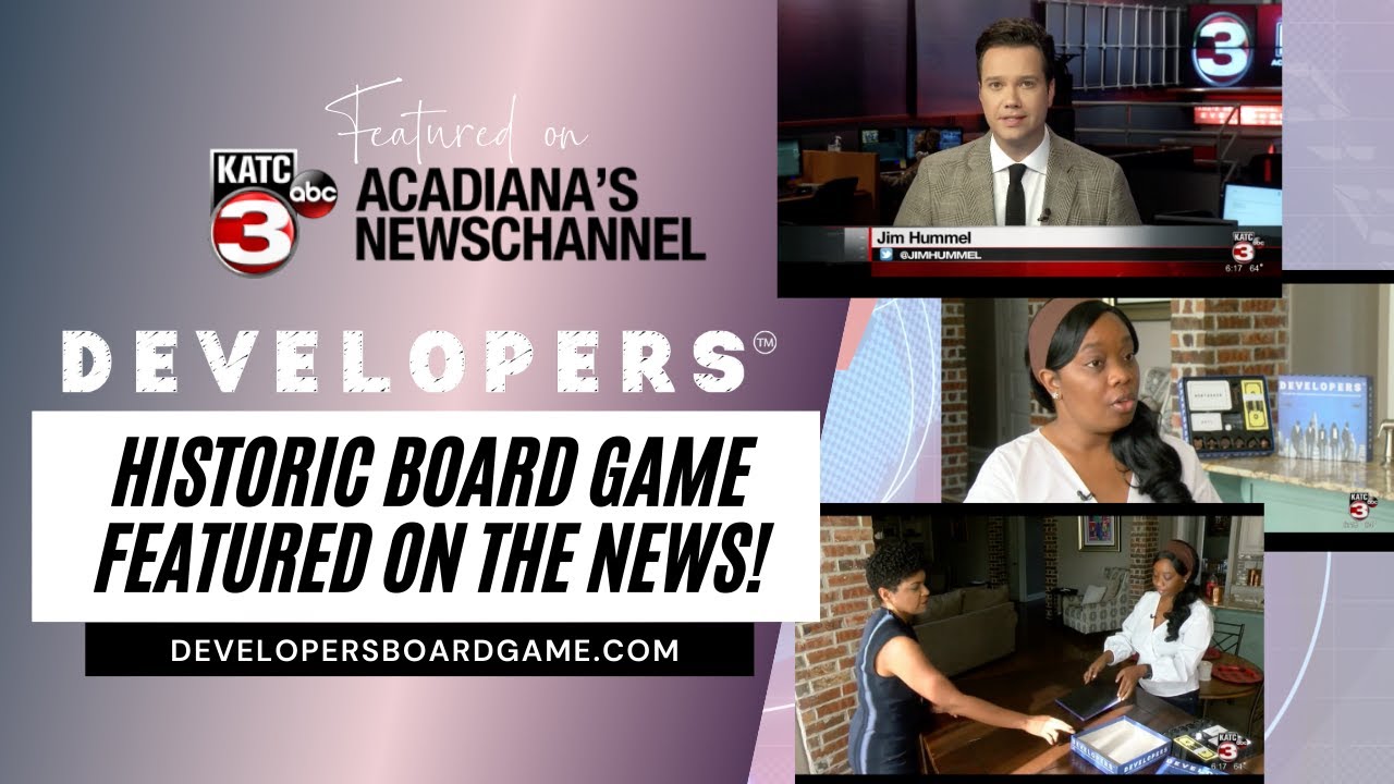 Настольная игра для разработчиков, представленная на канале KATC ABC News