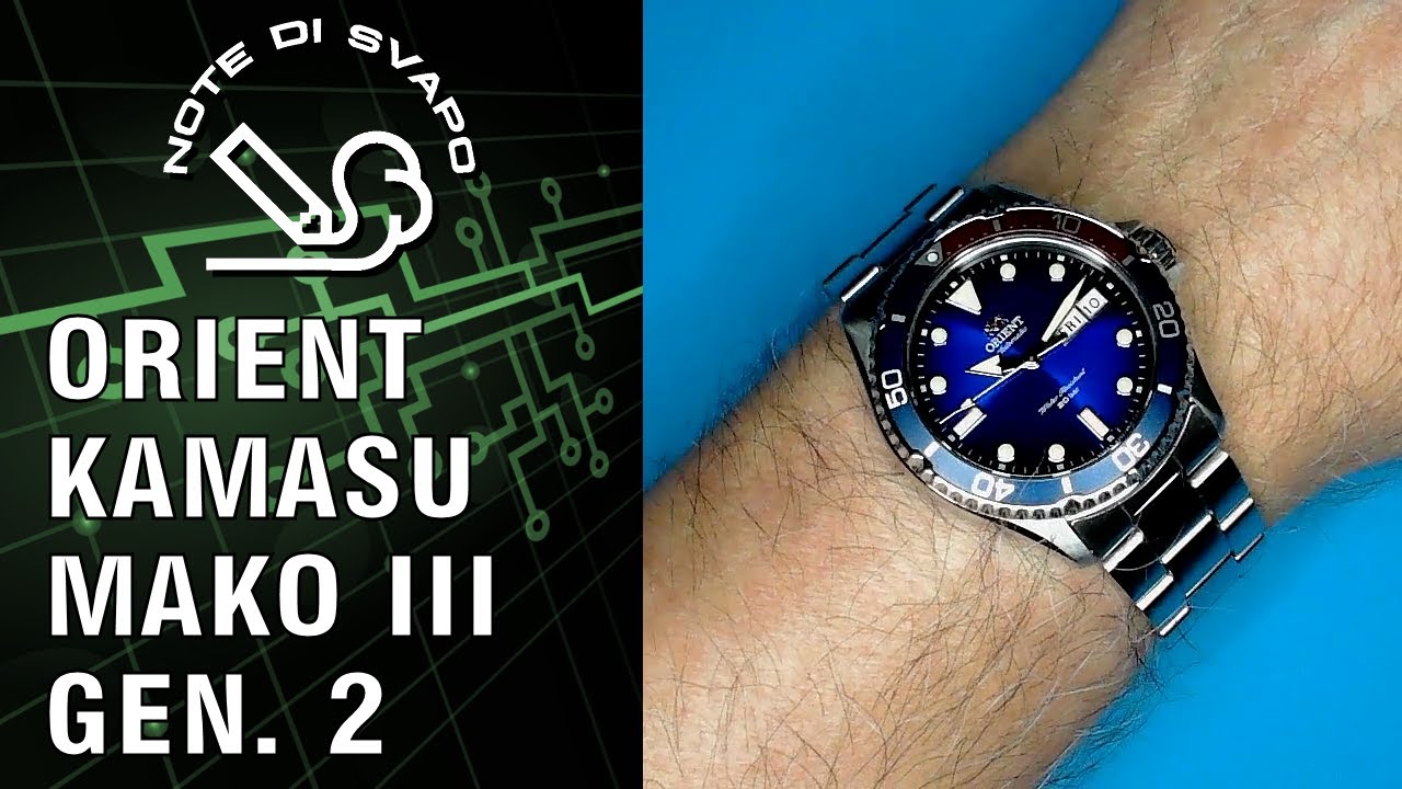 Orient Kamasu/Mako III seconda generazione
