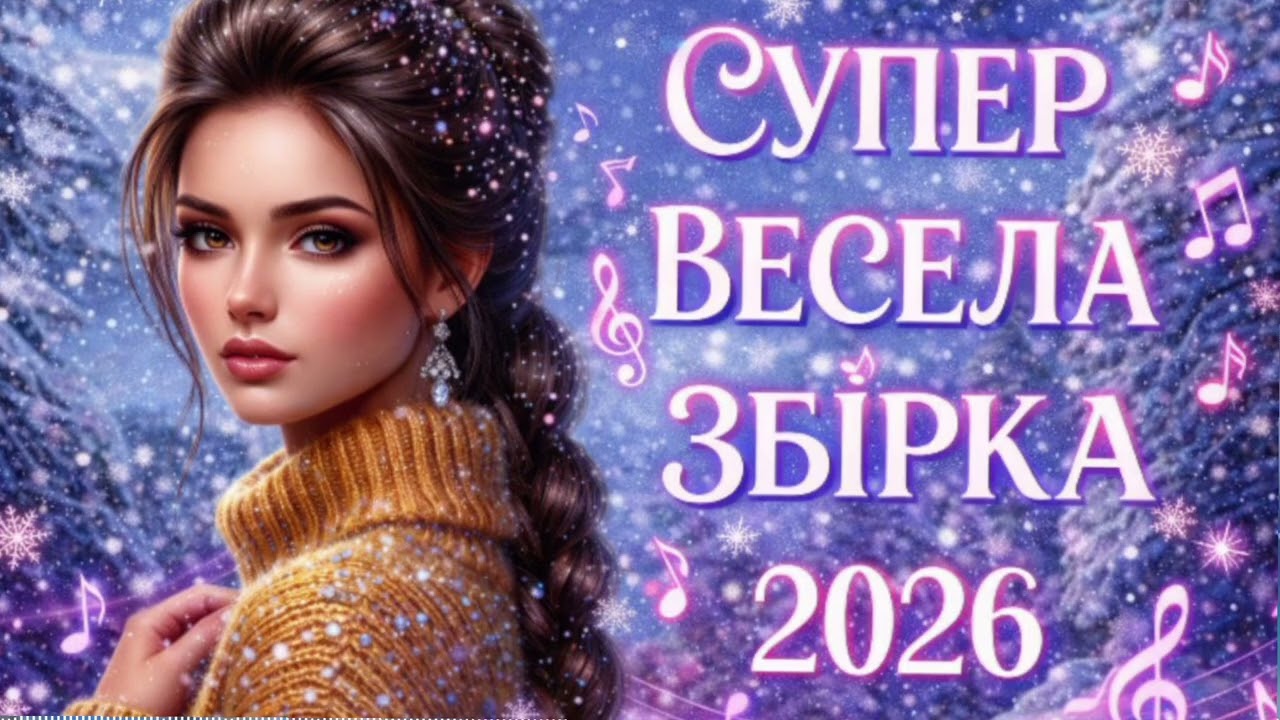 СУПЕР ВЕСЕЛА ЗБІРКА 2026! УКРАЇНСЬКА МУЗИКА! ЗАПАЛЬНІ ХІТИ .