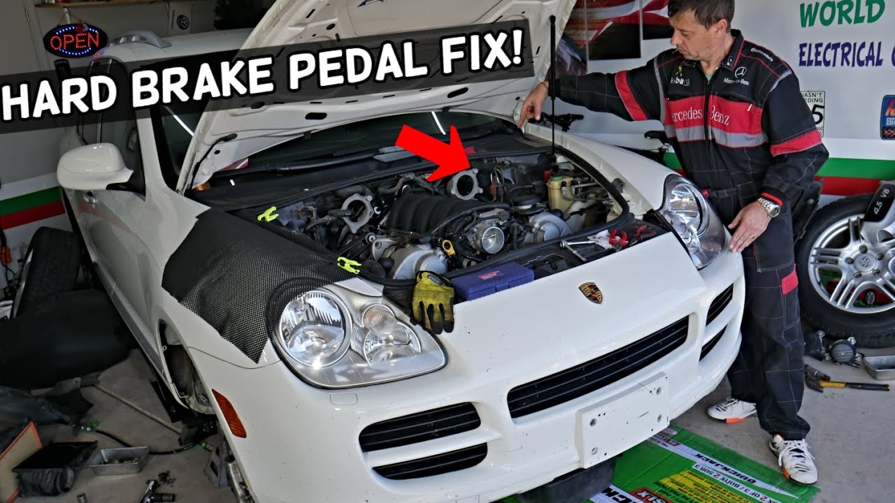 WHY BRAKE PEDAL IS HARD ON PORSCHE CAYENNE, AUDI Q7, VW TOUAREG