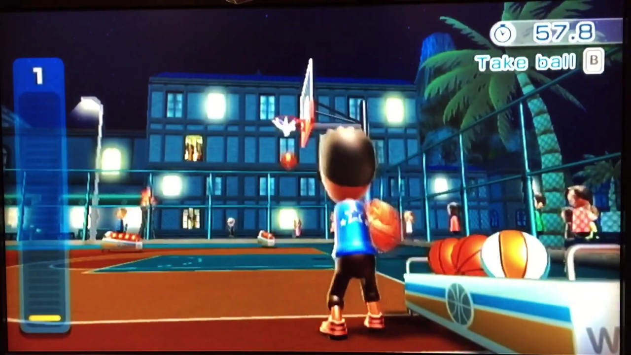 Wii Sports Resort - Basketball 3-Point Contest (24 pts.)