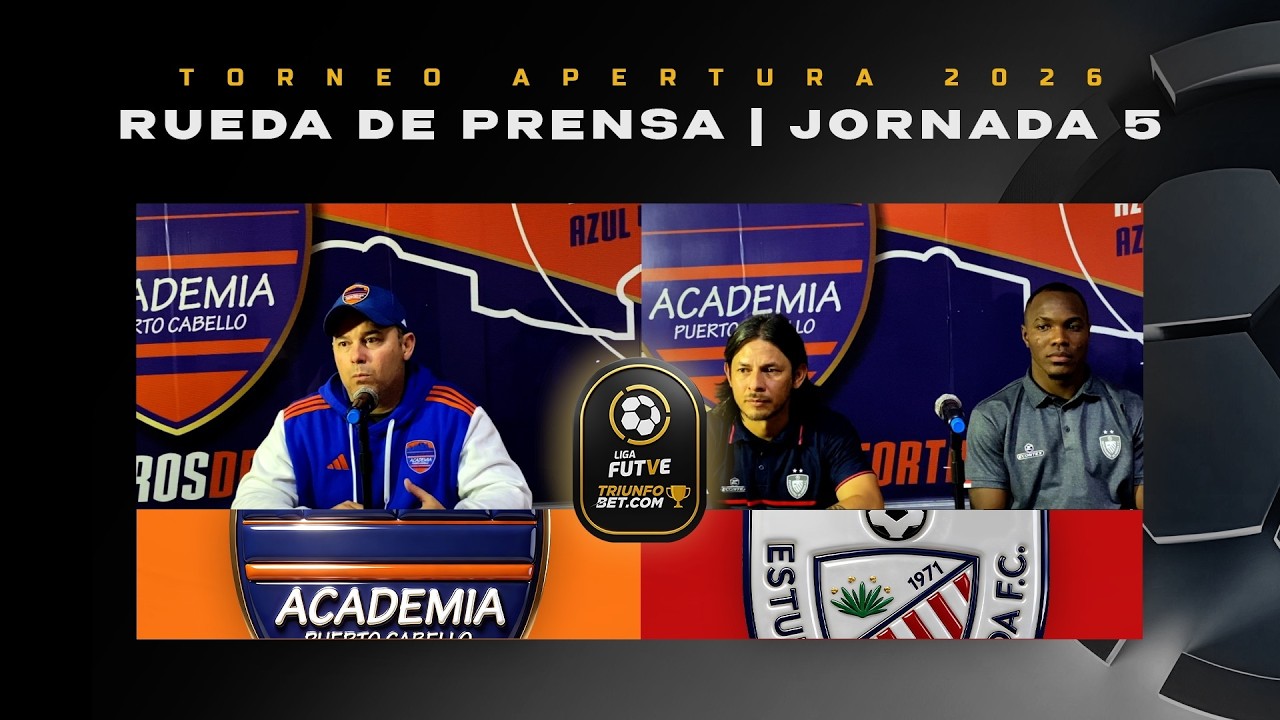 Rueda de prensa pospartido | Puerto Cabello - Estudiantes | Liga FUTVE Triunfobet