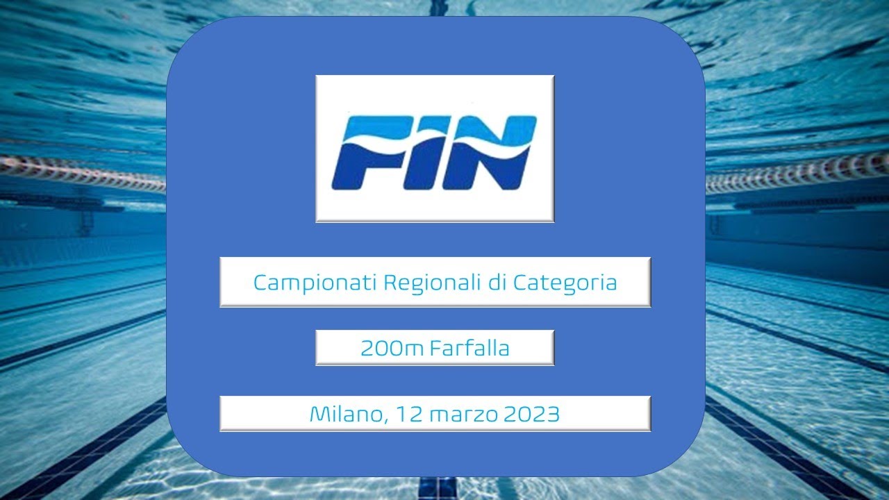 Campione Regionale 200m farfalla 12 marzo 2023 (Campolo Andrea)