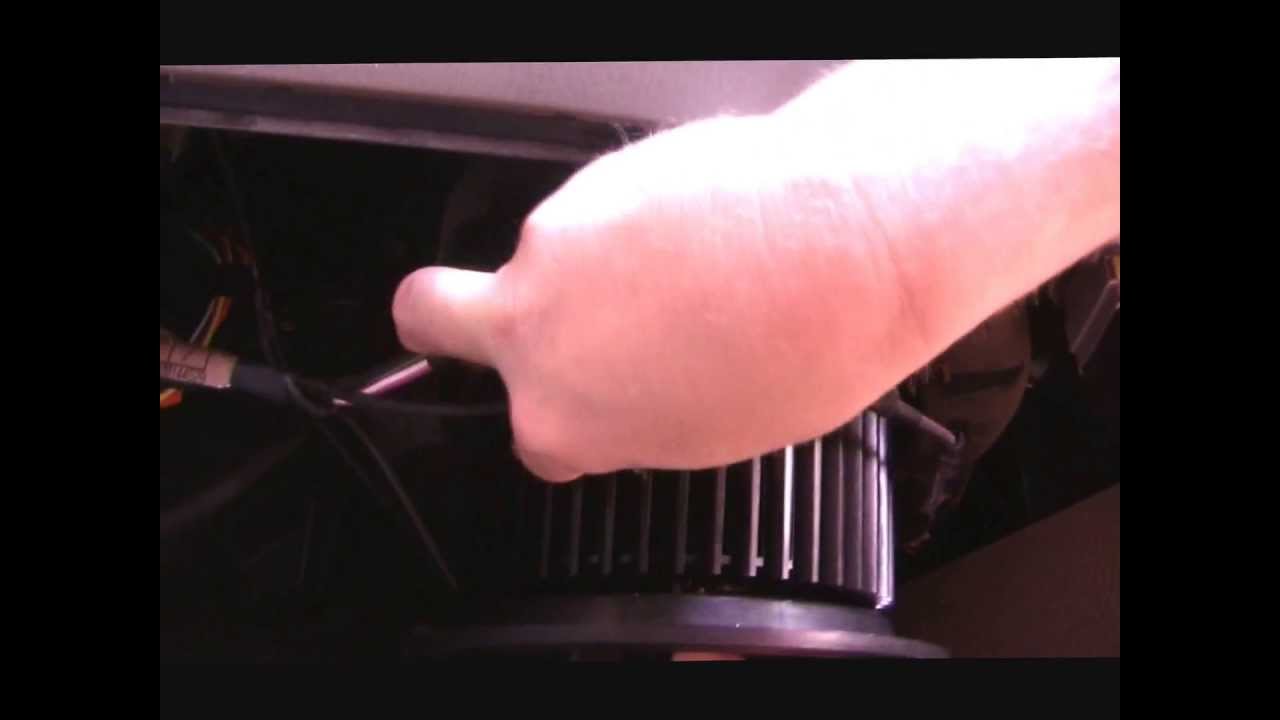 How to replace the blower motor on a 2002 Ford Explorer
