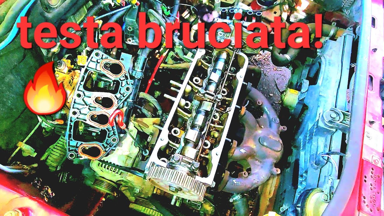 Fiat punto 60 cv guarnizione testa bruciata seconda parte