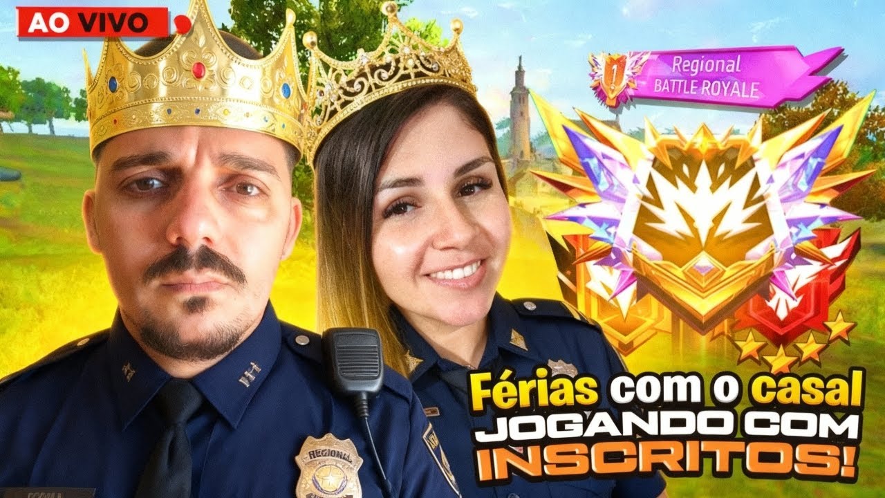 FREE FIRE AO VIVO 👑 LIVE INFINITA❤️SALAS PERSONALIZADAS 💎