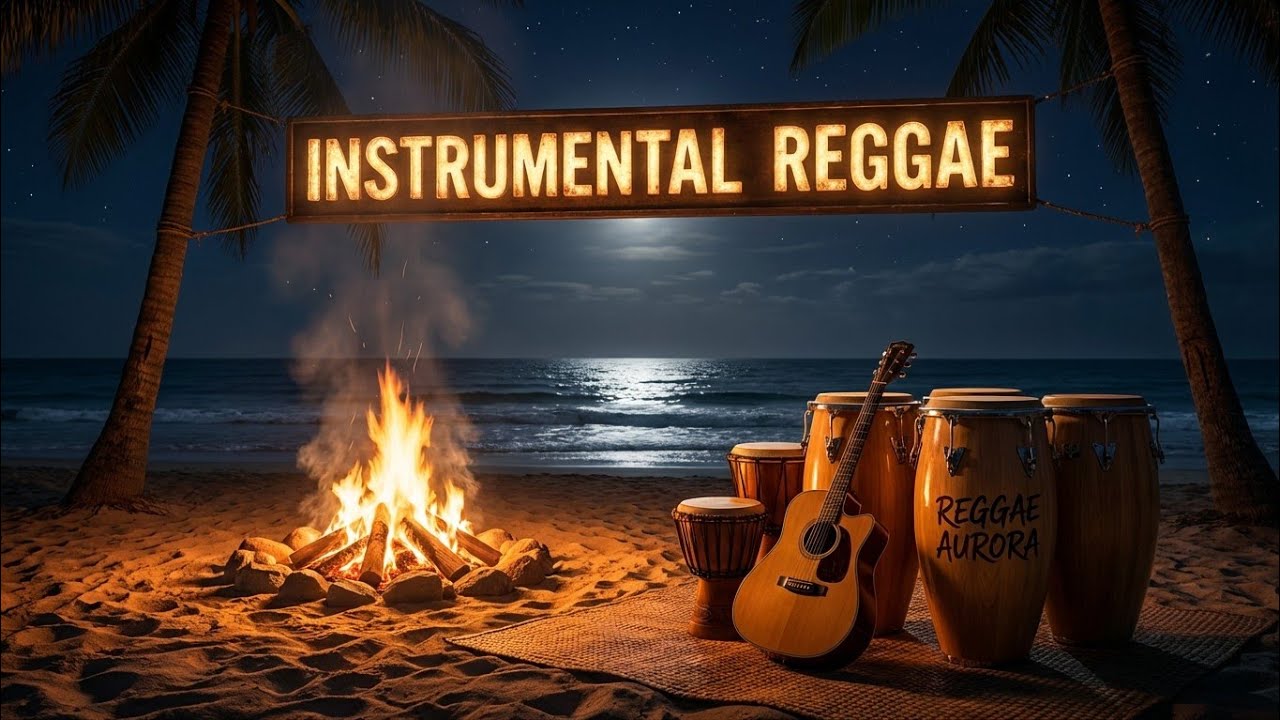 Island Reggae Instrumental Music &ndash; Relaxing Tropical Reggae for Work, Study & Stress Relief