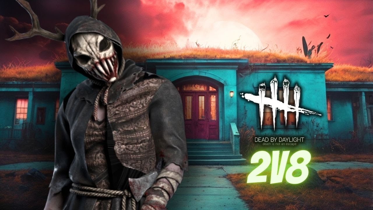 Dead by Daylight Huntress in 2v8 mode | no commentary gameplay