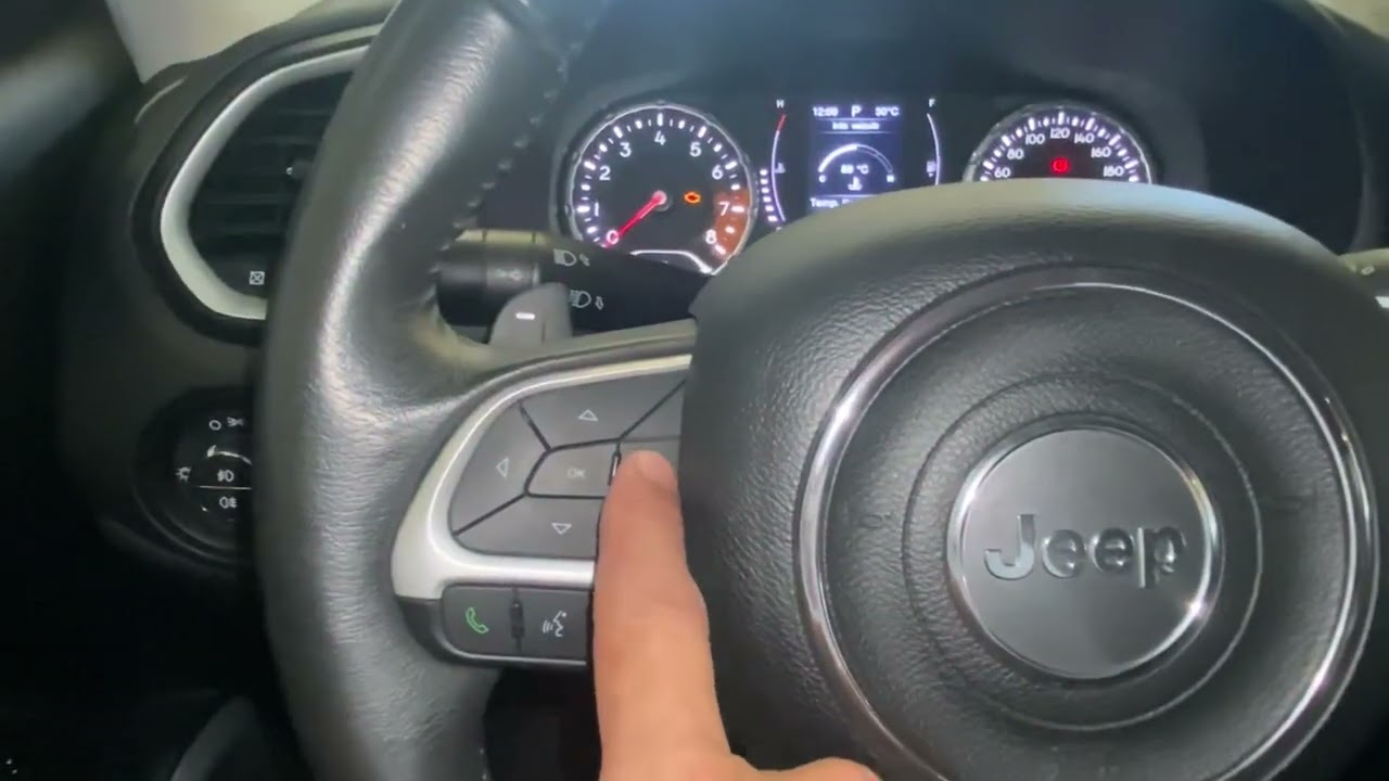 Como reprogramar e apagar a luz do tpms pressão dos pneus do Jeep Renegade