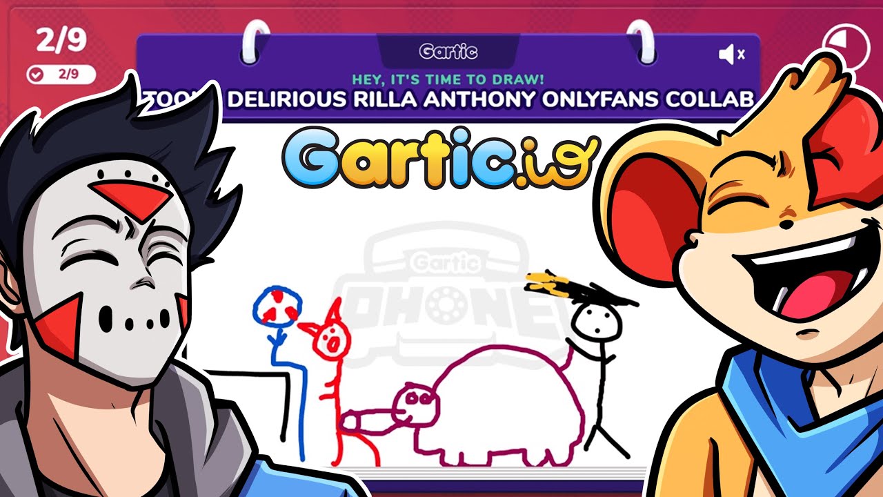MY FRIENDS ARE BULLIES!!! [Gartic Phone] w/Delirious, Cartoonz , & More