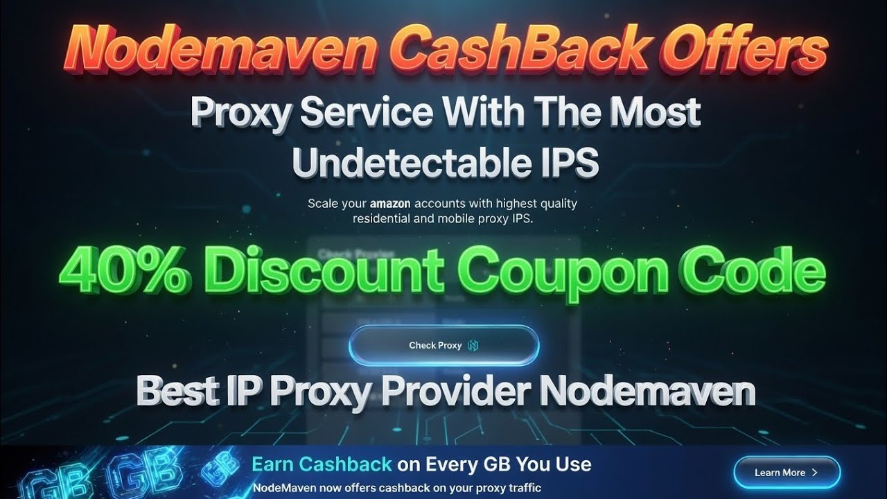 Nodemaven CashBack Offer | best ip proxy nodemaven | survey best ip proxy provider | Nodemaven