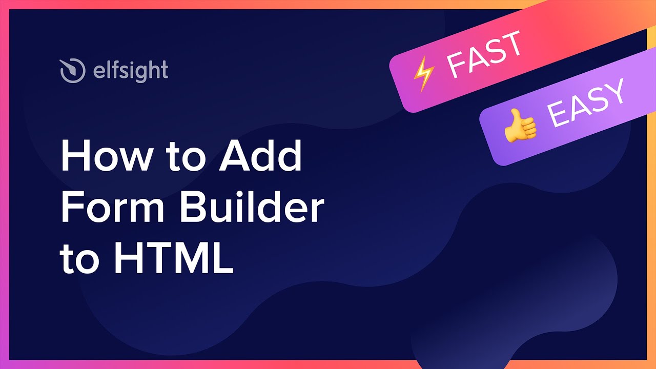 Как добавить Форму в HTML