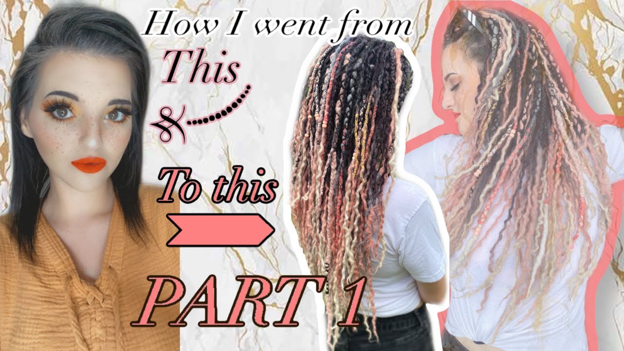 How to install Double Ended Wool Dreadlocks (Part 1) | Girl on the Moon Dreadlocks