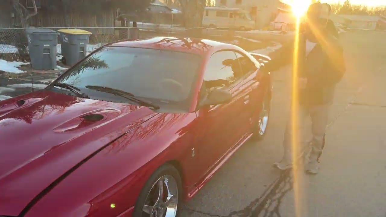 À bord de la Mustang Cobra d’un papi 