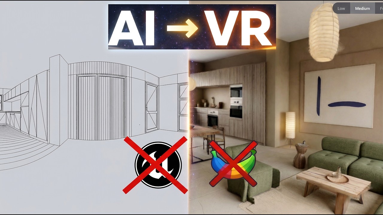Этот ИИ мгновенно преврашает простой рендер в VR&hellip; без Unreal Engine!