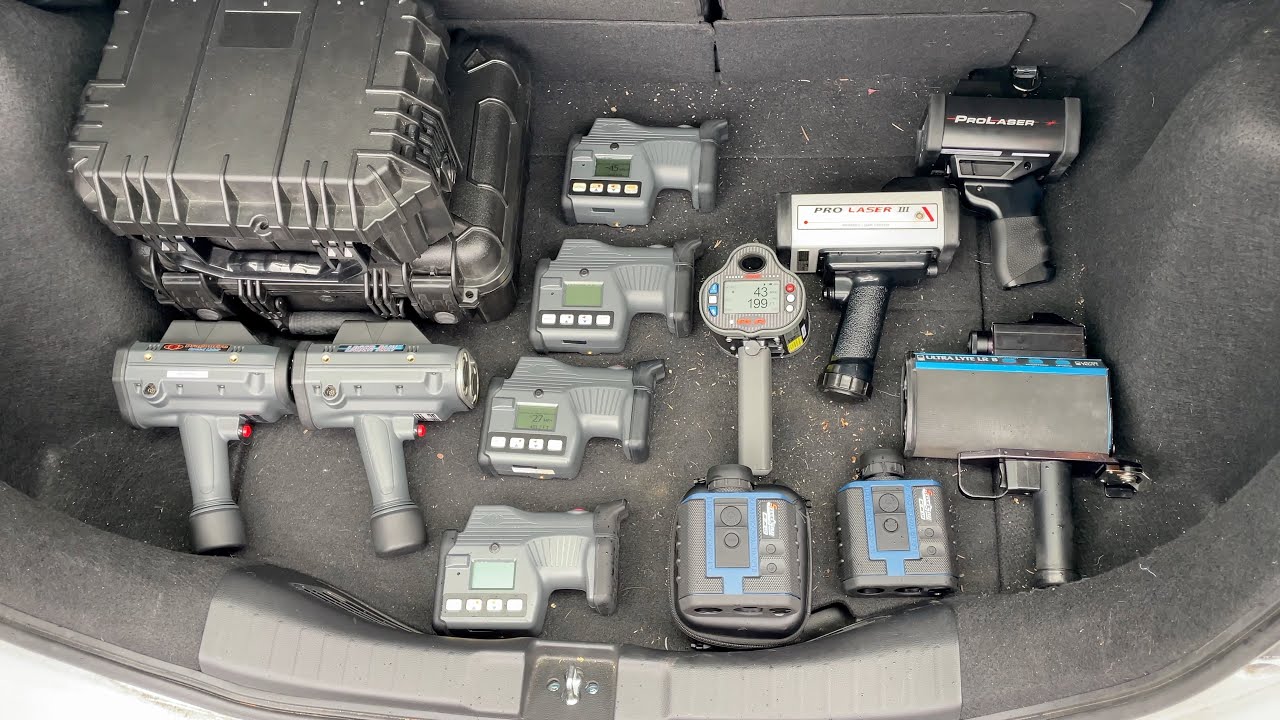 Testing Police Lidar Guns and Laser Jammers in the Rain