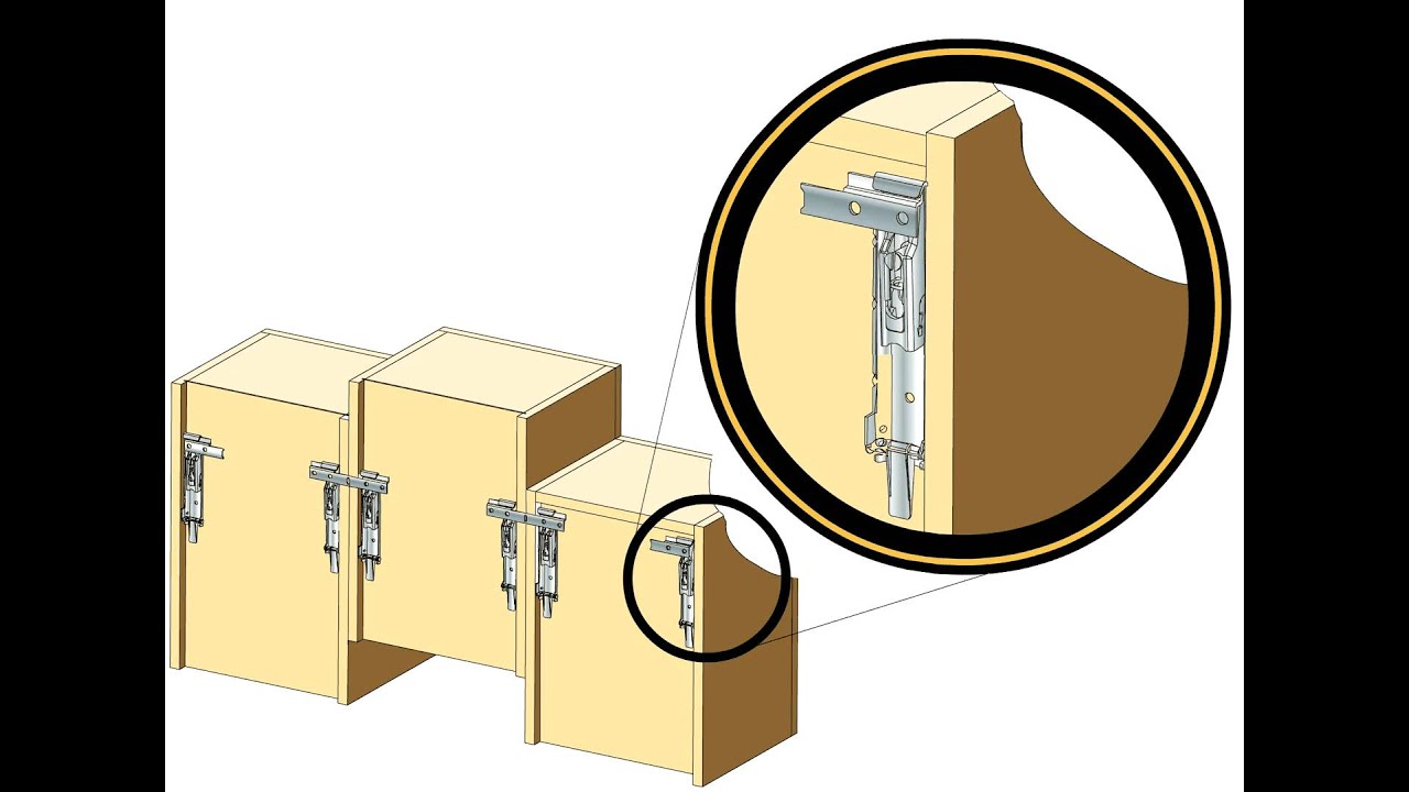 Traser 6 Rapid - Adjustable Wall Mounted Cabinet Hanging Bracket - From HPP