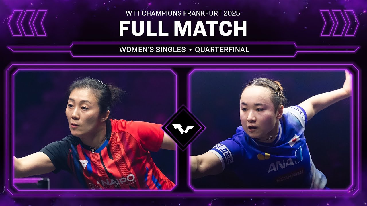 FULL MATCH | Ying Han vs Mima Ito | WS QF | #WTTFrankfurt 2025