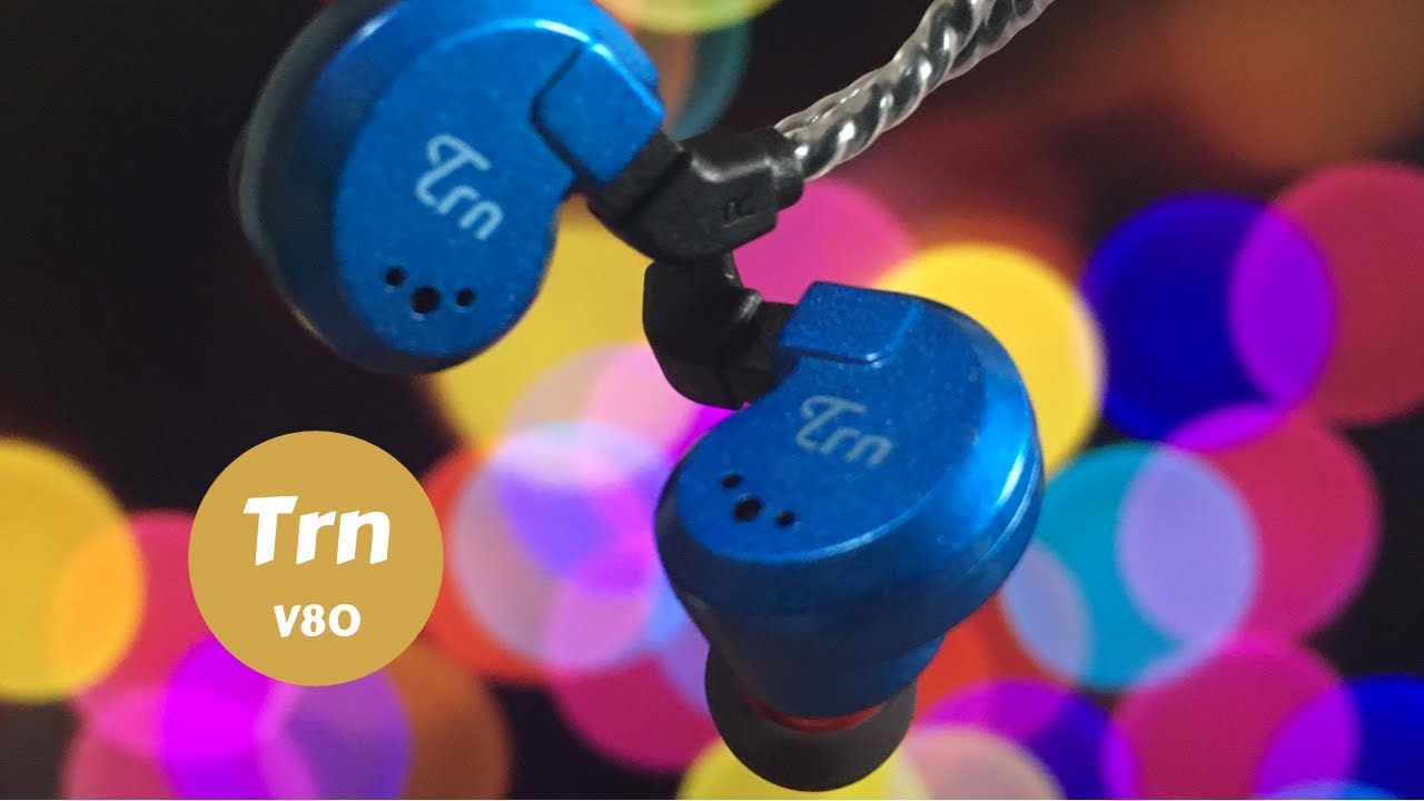 TRN V80 2BA+2DD Quad Driver Unboxing - Best IEM Under $100