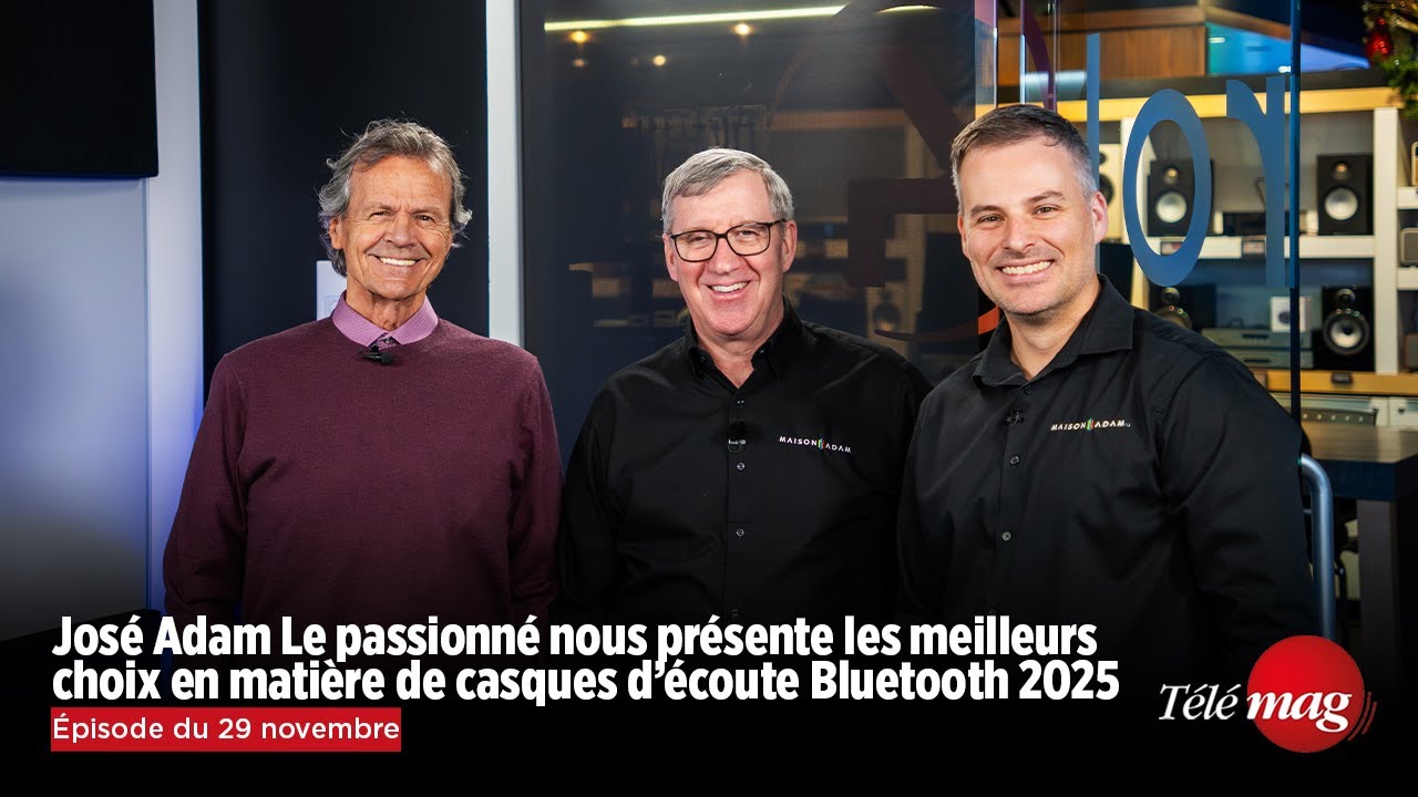 Les choix de José en matière de casques d'écoute Bluetooth 2025 | José Adam Le passionné | Télémag