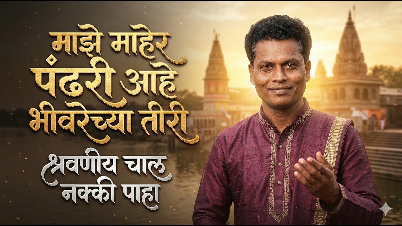 माझे माहेर पंढरी आहे भीवरेच्या तीरी | जबरदस्त गायन आवर्जून पहा | Yogiraj Bhakti |  #bhakti #abhang
