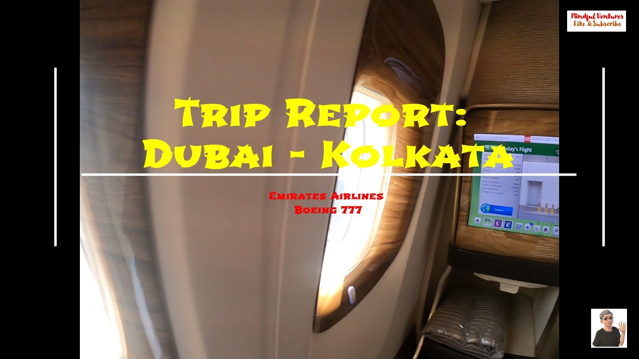 Trip Report: DXB-Kolkata on Emirates Airlines#travelvlog #travel #emirates