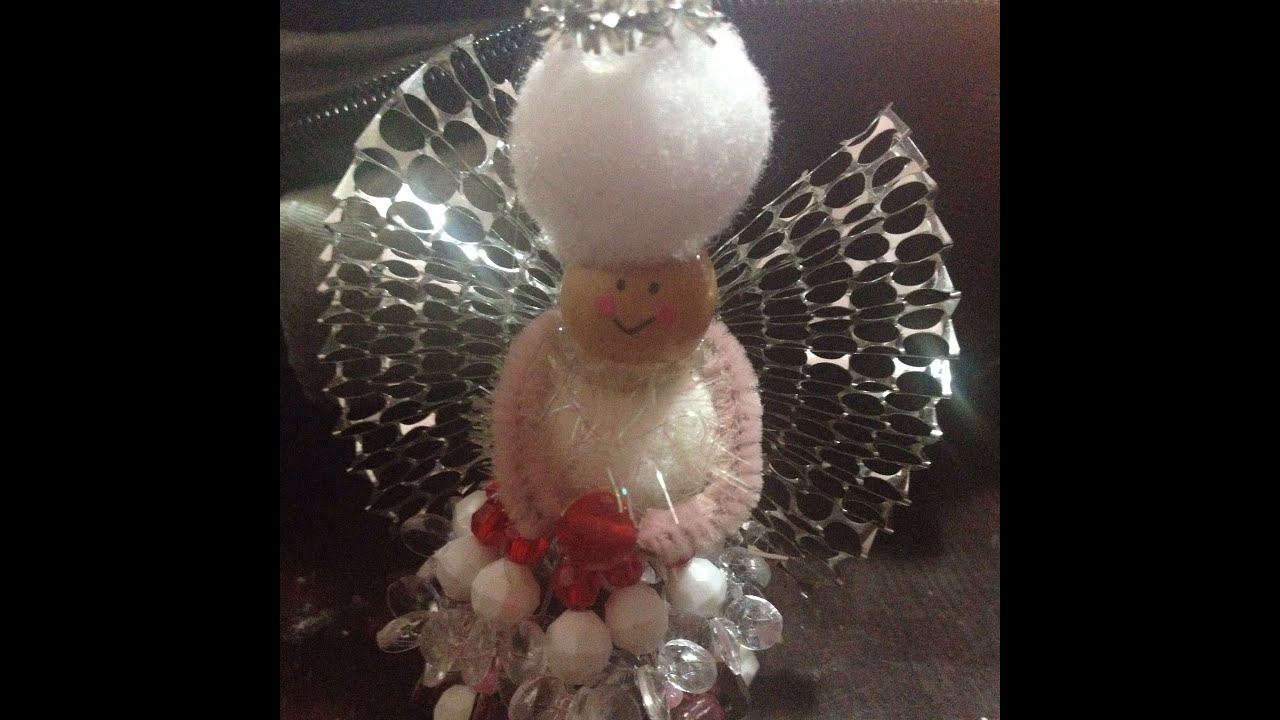 Safety Pin Angel Made simple With Beads