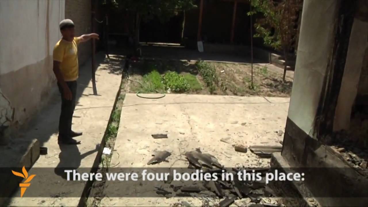 Destruction In Osh, Kyrgyzstan (Radio Free Europe / Radio Liberty)