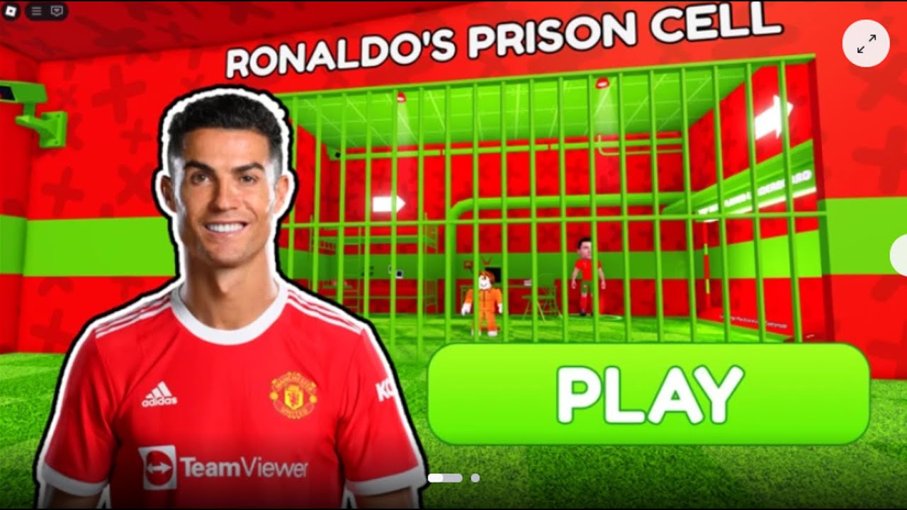 ⚽RONALDO'S PRISON RUN OBBY ROBLOX