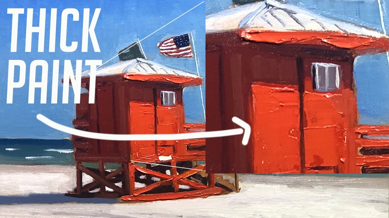You are NOT using THICK enough OIL PAINT