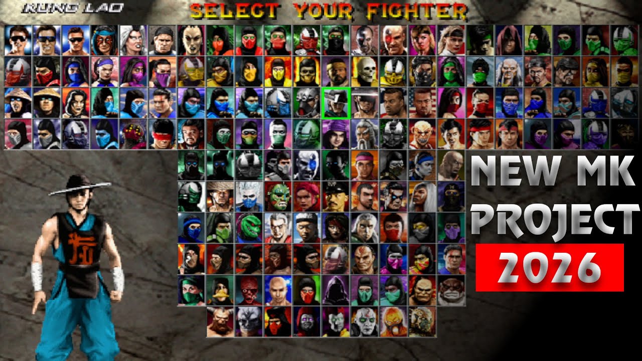 Mortal Kombat Project Expanded Plus Ultimate 2026 - геймплей KUNG LAO MK2