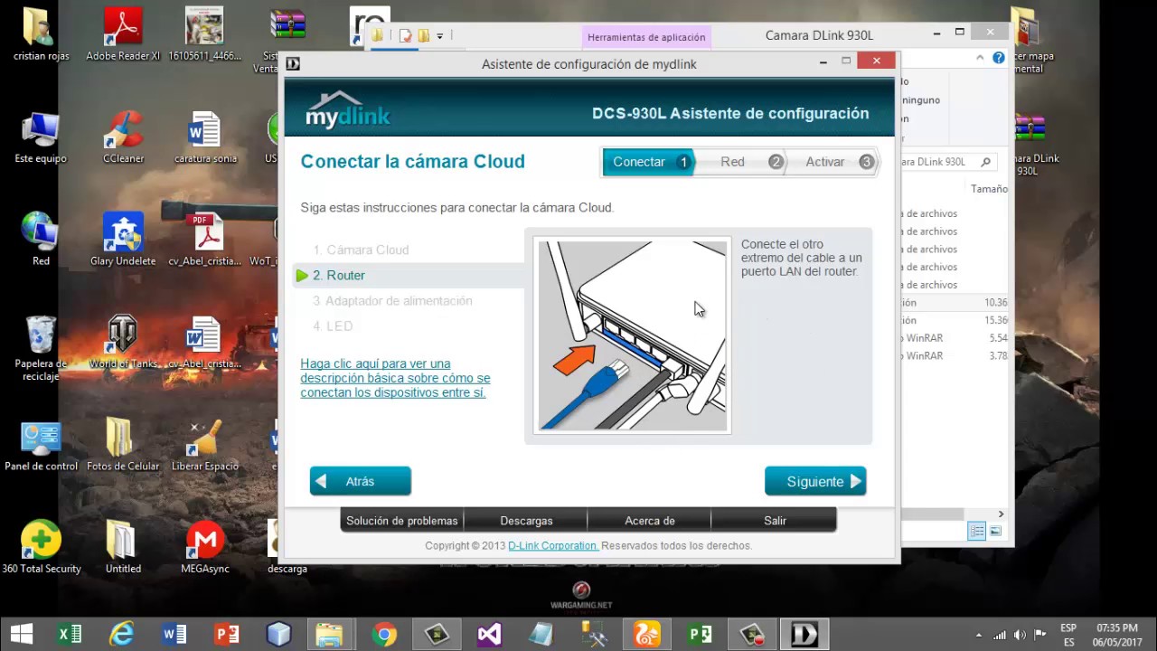 Como configurar una camara D_LINK-DCS-930L bien explicado 2017