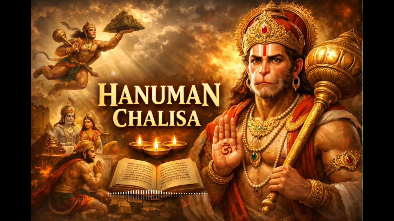 🔴 Live Hanuman Chalisa Path | Powerful Morning Bhajan | Peaceful Mantra Chanting