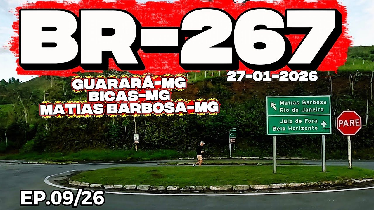 PASSANDO NA BR267 SENTIDO A JUÍZ DE FORA #minasgerais #br267 #guararámg #bicasmg #matiasbarbosamg 