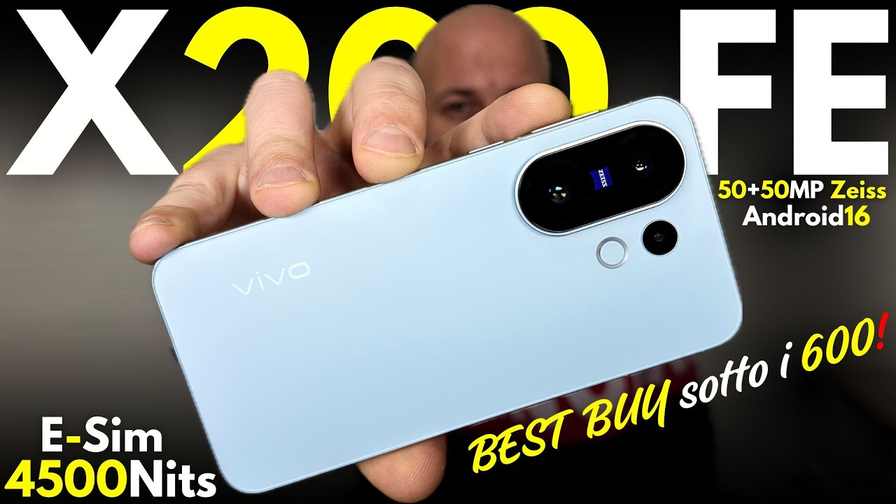 VIVO X200 FE Recensione 🔥 BEST BUY sotto i 600€! Foto e Performance da TOP