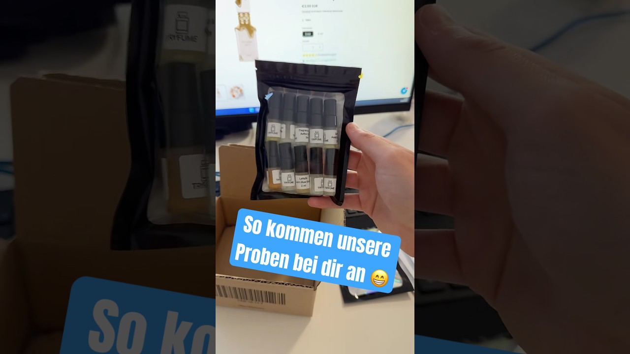 So kommen deine TRYFUME-Proben sicher & schnell zu dir 📦✨ #parfumproben