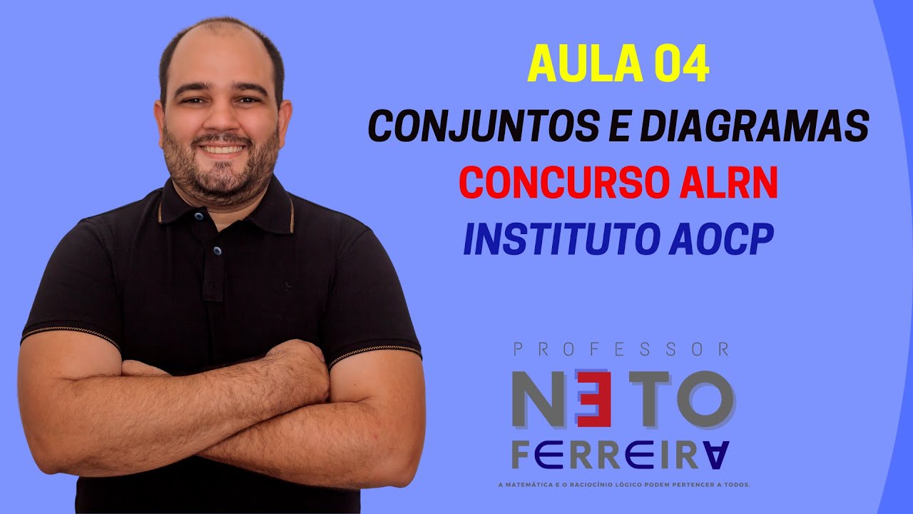 AULA 04 - CONJUNTOS E DIAGRAMAS DE VENN I CONCURSO ALRN I INSTITUTO AOCP