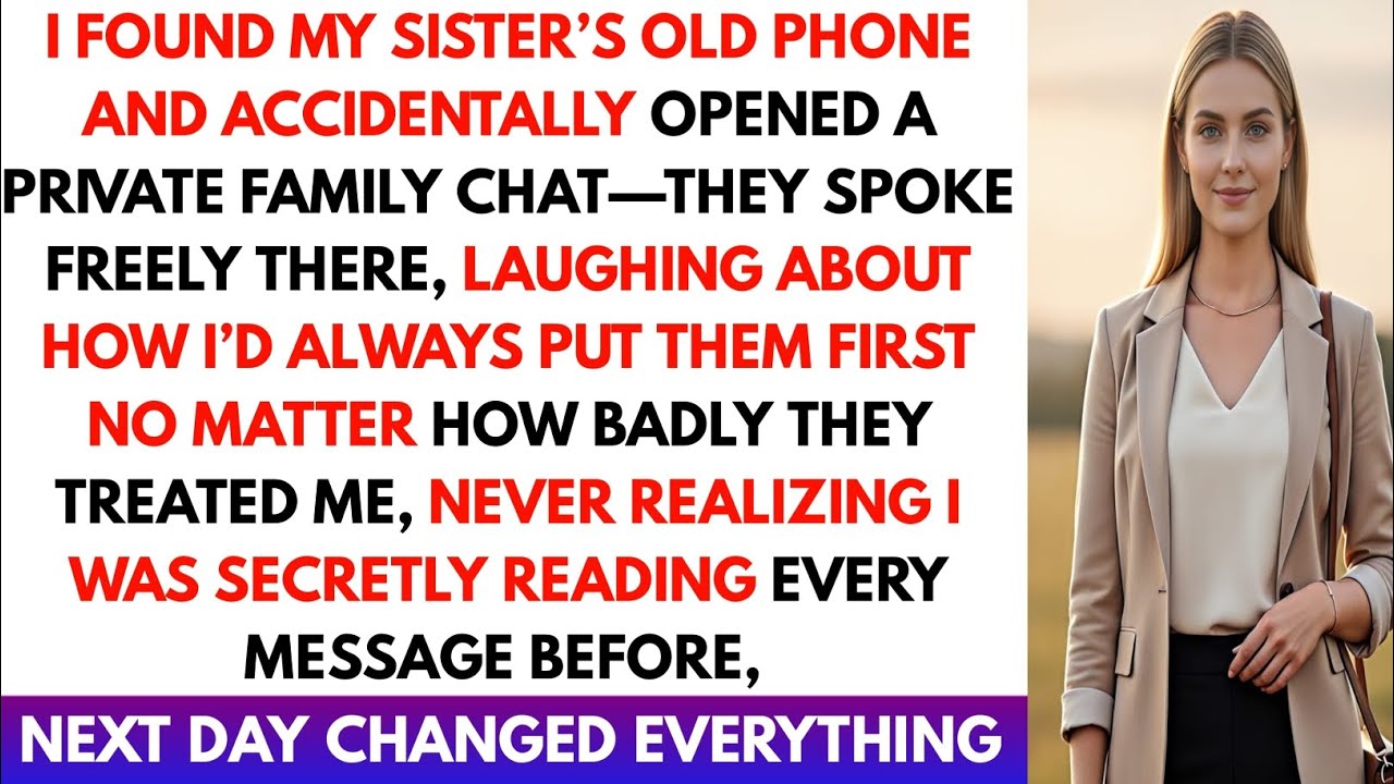 My Sister Left Her Old Phone Behind, I Found Their Secret Chat, And The Next Day They....