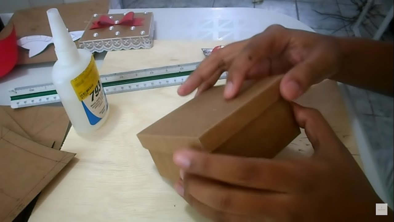 DIY CAIXINHA DE PAPEL CRAFT FACIL part 1