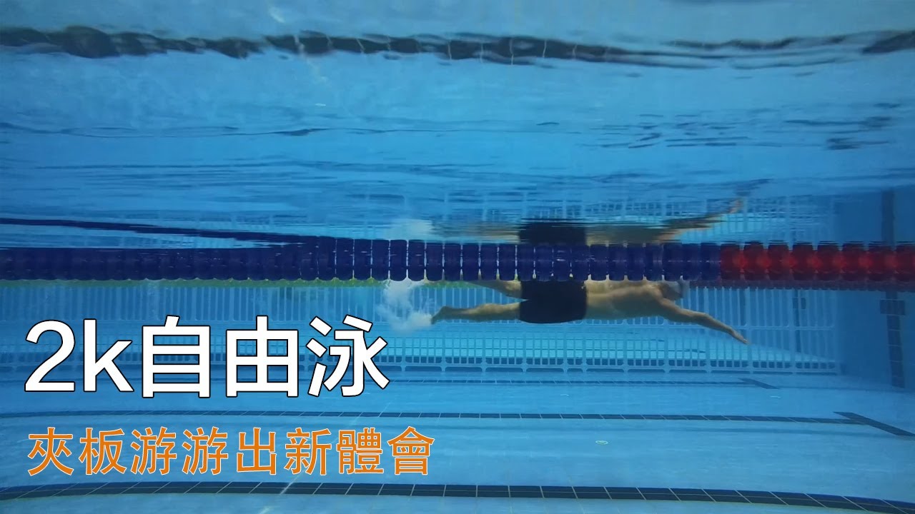 自由泳2k 夾板游有新體會