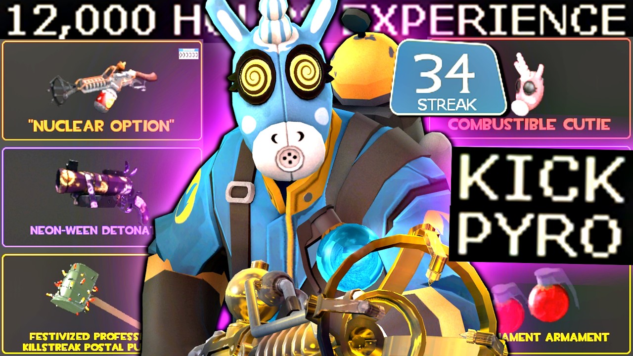 12000+ Hour Gamer Plays Pyro🔸TF2 Gameplay
